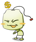 茶包人QQ表情 卡通动态QQ表情