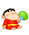 可爱的蜡笔小新QQ表情