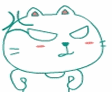 简单可爱的笨笨猫微信表情