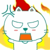 简单可爱的笨笨猫QQ表情