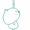 简单可爱的笨笨猫QQ表情