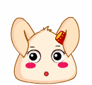 咚咚兔QQ表情之挨打