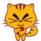 搞怪可爱的烤猫copycat微信表情_十楼烤烘红薯贴