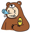 熊妥妥和喱噜微信表情包 动漫搞笑表情