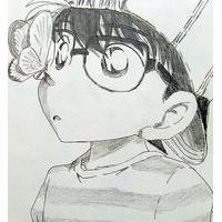 动漫卡通头像 2022精选柯南素描头像