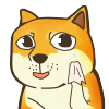 动漫神烦狗微信表情包 doge动态表情