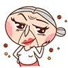 抛媚眼的微信表情 微信美女放电动态表情包