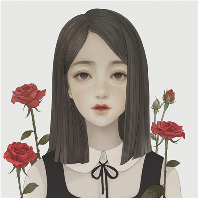 美女手绘素描头像唯美伤感 我想余生伴你哪怕只是朋友