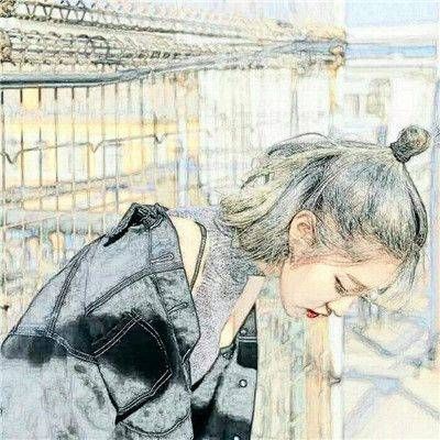 微信唯美头像女生小清新手绘素描图片 思虑太多会失去做人的乐趣