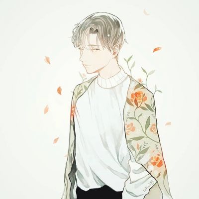 微信头像男生动漫手绘头像2022最新 爱的多的人总先掉眼泪