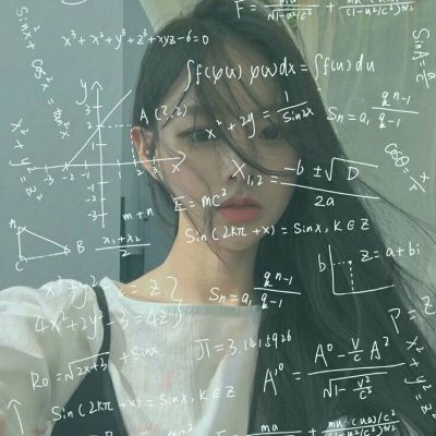 文艺小清新女生文字公式头像 努力与自由五五分