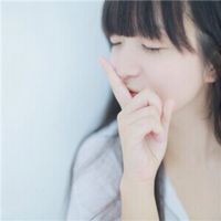 唯美微信头像白衣女生清纯可人 幸福就像花儿般灿烂