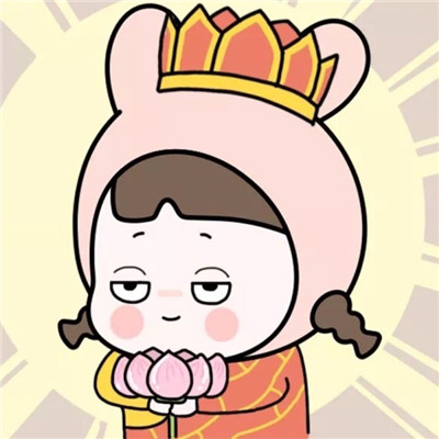 2022佛系少女头像图片精选 不笑运气差一笑脸就大