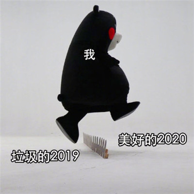 2022熊本熊跨年表情包 跨过这道坎就是崭新的我表情包