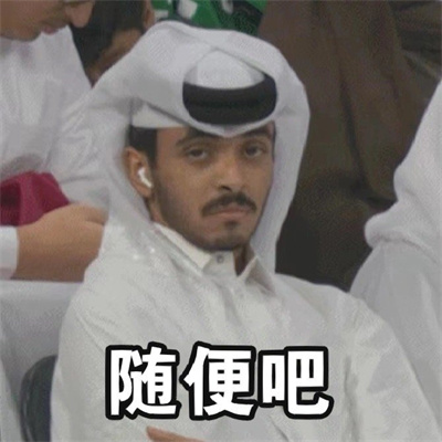 世界杯卡塔尔王子表情包 王子emo居然还有钱解决不了的问题
