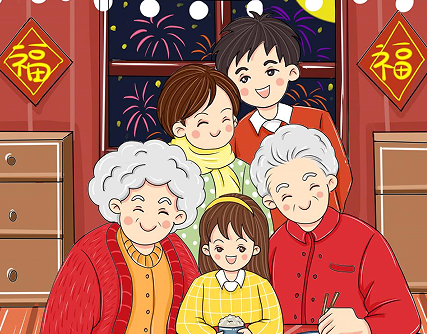 过年一家人团圆的祝福语 春节与家人团聚的短句 过年一家人团圆的祝福语 春节与家人团聚的短句
